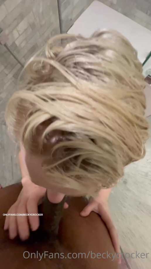 Becky Crocker Shower Sex OF Video Leaked