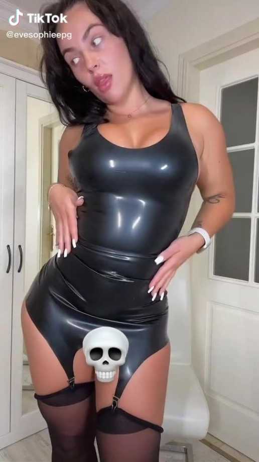 evesophieepg sexy leather TikTok