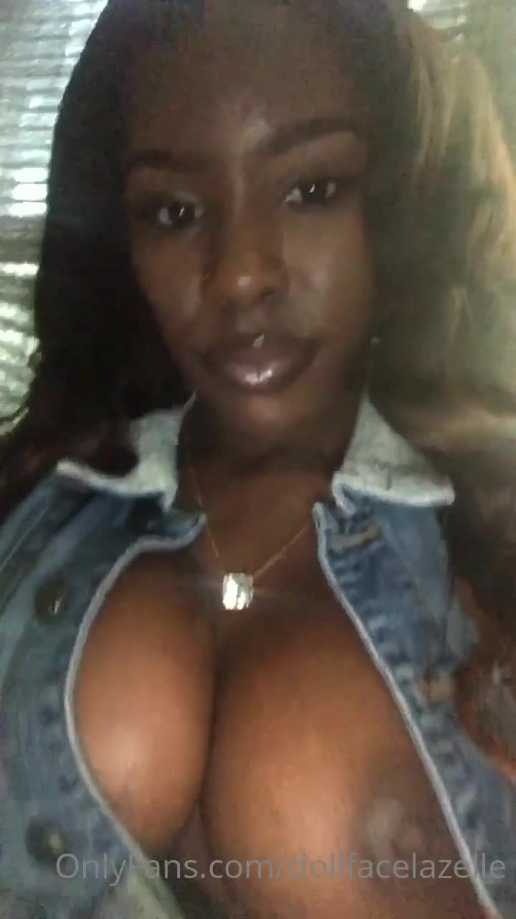 Lazelledoll aka Kajundoll Showing Tits OF