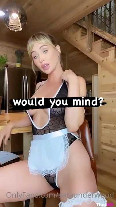 Sara Underwood onlyfans Leak Sexy Maid